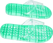 UTHCLO 1 Pair Unisex Massaging Bathroom Slippers Lightweight Skidding Shower Footwear for Home Use Comfortable and Stylish Design for Summer Fits