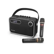 Karaoke Machine with 2 Wireless Digital Microphones,300W Portable Bluetooth K...