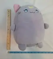 New, 12” Purple Sailor Moon Lunar Artemis Cat Plush Toy; Japan