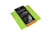 LickiMat Classic Buddy Slow Feeder Mat Freezer Safe for Dogs Green Large