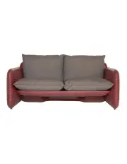 [Slide] Mara Leather Sofa in Mahogany