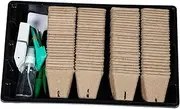 SUPVOX Garden Planter Cups 1 Set of Plant Nursery Pots for Planting Containers