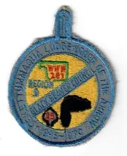 Boy Scout OA 281 Sekettummaqua Lodge 25th Anniversary Pocket Patch R1