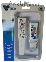 DISNEY PARKS Mickey & Friends White Apple Watch Band LARGE 42, 44, 45mm