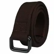 Men Plus Size Double D Ring 39-75'' Big and Tall Canvas Fabric Belt