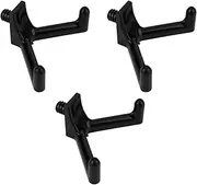 Tinoaly 3pcs Tool Hooks for Suncast, Double Head Design Garden Storage Shed Hanger Essential Shed Organization Accessories for Shovels Rakes Compatible with Suncast Shed(Black)