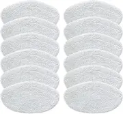 [SAITOM] 12Pcs Accessories Washable Mop Cloth Replacement for Polti Kit Vaporetto PAEU0332 Steam Vacuum Cleaner Microfibre Mops Cloth Parts