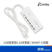 在飛比找蝦皮商城優惠-iCooby UB-06 充電器 USBx5 USB-Cx1
