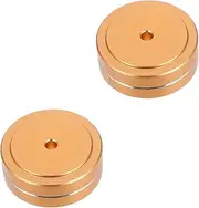 Alasum 2pcs Speaker Feet Subwoofer Isolation Pad Audio Foot Mat Non-slip Floor Protector Reusable