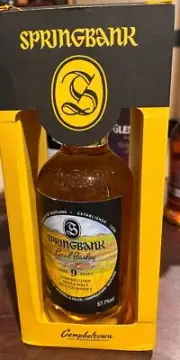 Springbank 9yo Local Barley 57.7% ABV 700ml