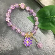 Handmade Daisy Flower Pendant Stretch Drop Charm Bead Bracelet New 7208