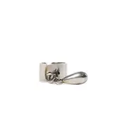 [ANN DEMEULEMEESTER] Aurelie lock ring with pearl Silver