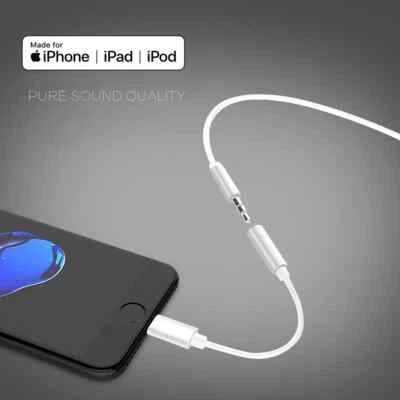 ⚡️⚡️ Lightning to Headphone Jack AUX Adapter For iPhone 7, 8, X , 11, 12 ,13⚡️⚡️