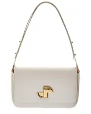 PATOU Le Lock Leather Shoulder Bag