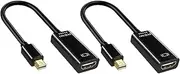 VENEKA 2X Mini Display Port to Adapter Mini DP Cable 2 Converter for 13 Surface Pro 4
