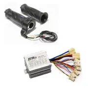 24V 350W Brush Motor Speed Controller + Throttle for Electric Scooter Quad EBike