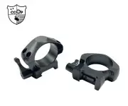Scope Rings - Quick Detach Picatinny - 1"/25.4mm or 30 mm - Low, Med or High