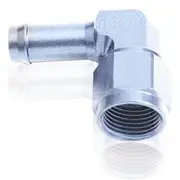 Aeroflow 90° Hose Barb 5/16" to -6AN, AF413-06-05S
