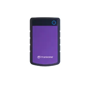 Transcend 創見 軍規防摔 1TB/2TB/4TB 2.5吋 外接硬碟 隨身硬碟 行動硬碟 紫 藍 25H3