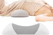 Waist Pillow,Lumbar Sleep Pillow - Sponge Ergonomic Posture Corrector Pressure-Relieving Breathable Cushion for Men Women