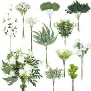 125 Pcs Artificial Greenery Stems Box Set with 11 Kinds Faux Greenery Stems F...