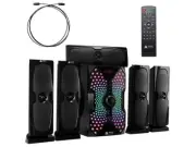 Frisby Audio 125 Watt Home Theater 5.1 Surround Sound Speaker System