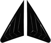 YJVVWQVF Sedan Rear Window Louvers Compatible for Audi A3 S3 RS3 8V 8Y A3 TFSI TDI 2016-2024 Limousine Rear Triangle Window Shade Spoiler Bodykit(8V Sedan Gloss Black)