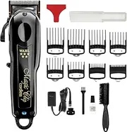 Wahl Hair Black Magic Clip Clipper Bonus SSS Barber Fades And Blades Cleaning Brush - Black for Hair Cutting, Styling for Barbers & Hair Stylists