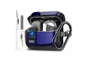 Blue For Samsung Galaxy Buds3 Pro Case Buds 3 / 3pro Skin Cover with Cleaning Pen Kit