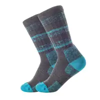 在飛比找PChome24h購物優惠-Xavagear 登山運動美麗諾羊毛襪 36-40碼 麻灰藍