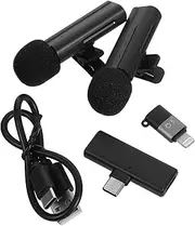 POPETPOP Wireless Microphone for Content Creators Portable Streaming Mic for Outdoor Interviews and Live Filming Wireless Freedom for Recording and Broadcasting