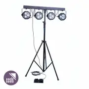 CR.Lite PowerBar with 4 x 9W RGB LED Fittings on Stand