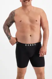 [Bonds] Bonds Men's Originals Mid Trunk in Black Size: Large L Black