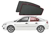 Genuine SNAPSHADES Car Rear Window Shades for Mazda 3 Sedan 1st Gen (BK; 2003...