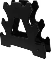 GANAZONO Dumbbell Storage Rack Dumbbell Rack Floor Bracket for Workout Accessory Dumbbell Tower Workout Equipment Gym Organizer Rack Dumbbell Stand Dumbbell Kettlebell Rack Plastic Black