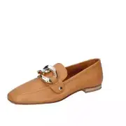 Women's Shoes ICEBERG 36 Eu Loafers Brown Leather EZ479-36