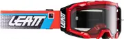 Leatt Velocity 5.5 Dots 2024 Motocross Goggles, red-blue for Men One Size Red Blue