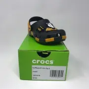 CROCS Harry Potter Gryffindor Hufflepuff Classic Clog, Unisex Kid's C11 - Black