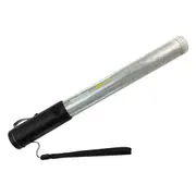 LED Traffic Baton with Red and Green Lights, 1500m Visibility, Hands-Free Magnet Base