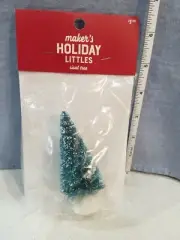 Mini Blue Spruce Bottle Brush Sisal Tree DIY Crafts Holiday Unopened