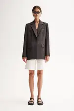 Pharoah Blazer Chocolate Size 12 | Elka Collective