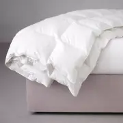 Soft Warm Duvet Quilt Goose Feather 90%, Down 10% Comforter Single 140x200 cm