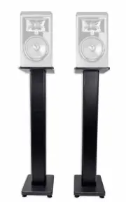 (2) Rockville 28" Studio Monitor Speaker Stands For JBL 308P MKII Monitors