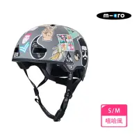 在飛比找momo購物網優惠-【Micro】嘻哈風安全帽/運動用頭盔(自行車、滑板車用、帶