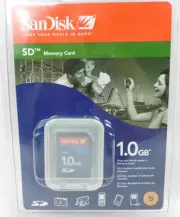 SanDisk 1GB SD Memory Card SDSDB-1024-A10 Camera New Sealed
