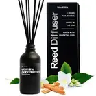 New WAX & WIT Reed Diffusers for Home, Jasmine Reed Diffuser Set for Bathroom