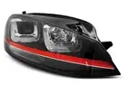 Phares LED DRL Inside for VW GOLF 7 VII 2012-2017 Noir avec Rouge LINE GTI Look