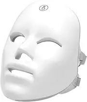 Red Light Face Cover - 7-1 Colors Face Cover, Long Lasting Battery Light Face Cover | Red Light Masque for Face, Led Red Light Masque, Portable Rechargeable Face Cover, Cordless Skin Care Device