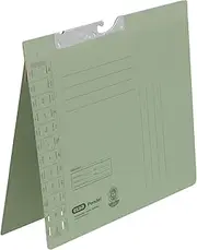 Elba 90431BL Suspension File Manila Cardboard Recycled Material 320 g/m² Commercial Binding and Slit Pack of 50 Blue Hanging Files, Manila Cardboard (RC) 320g / m² Green