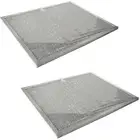2-Pack HQRP Aluminum Mesh Range Hood Filter compatible with Broan BPS1FA30